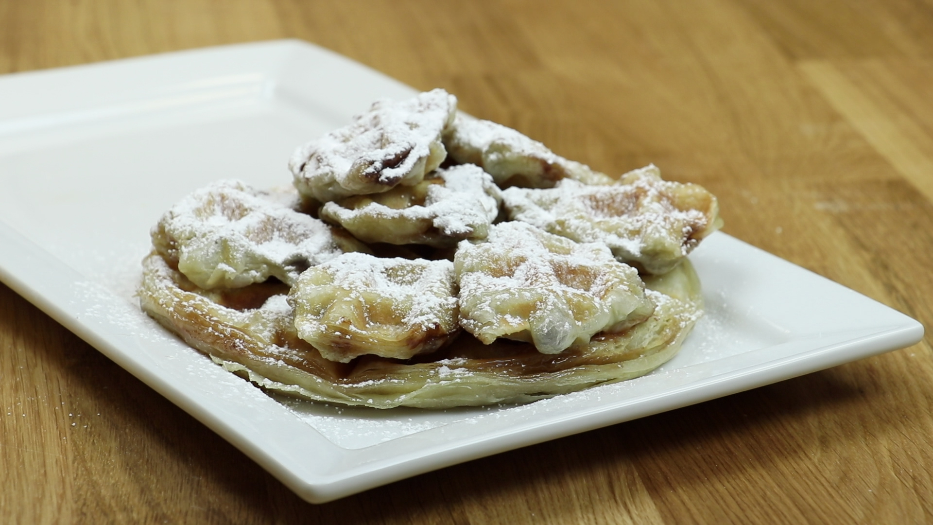Nutella & Marshmallow Waffle Puffs