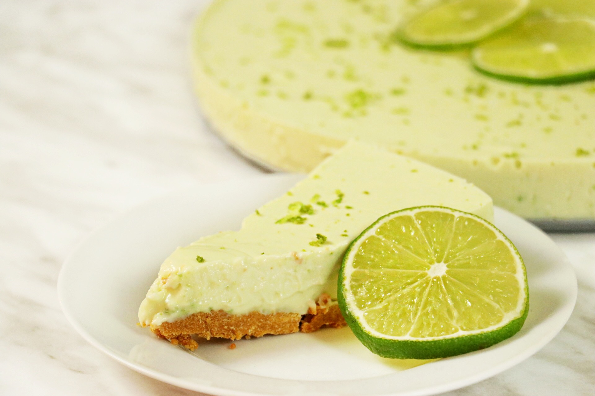 No-Bake Lime & Avocado Cheesecake