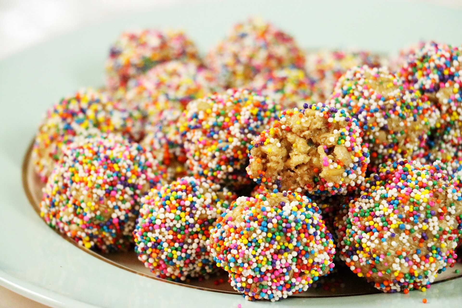 Nut-Free Cake Batter Energy Balls