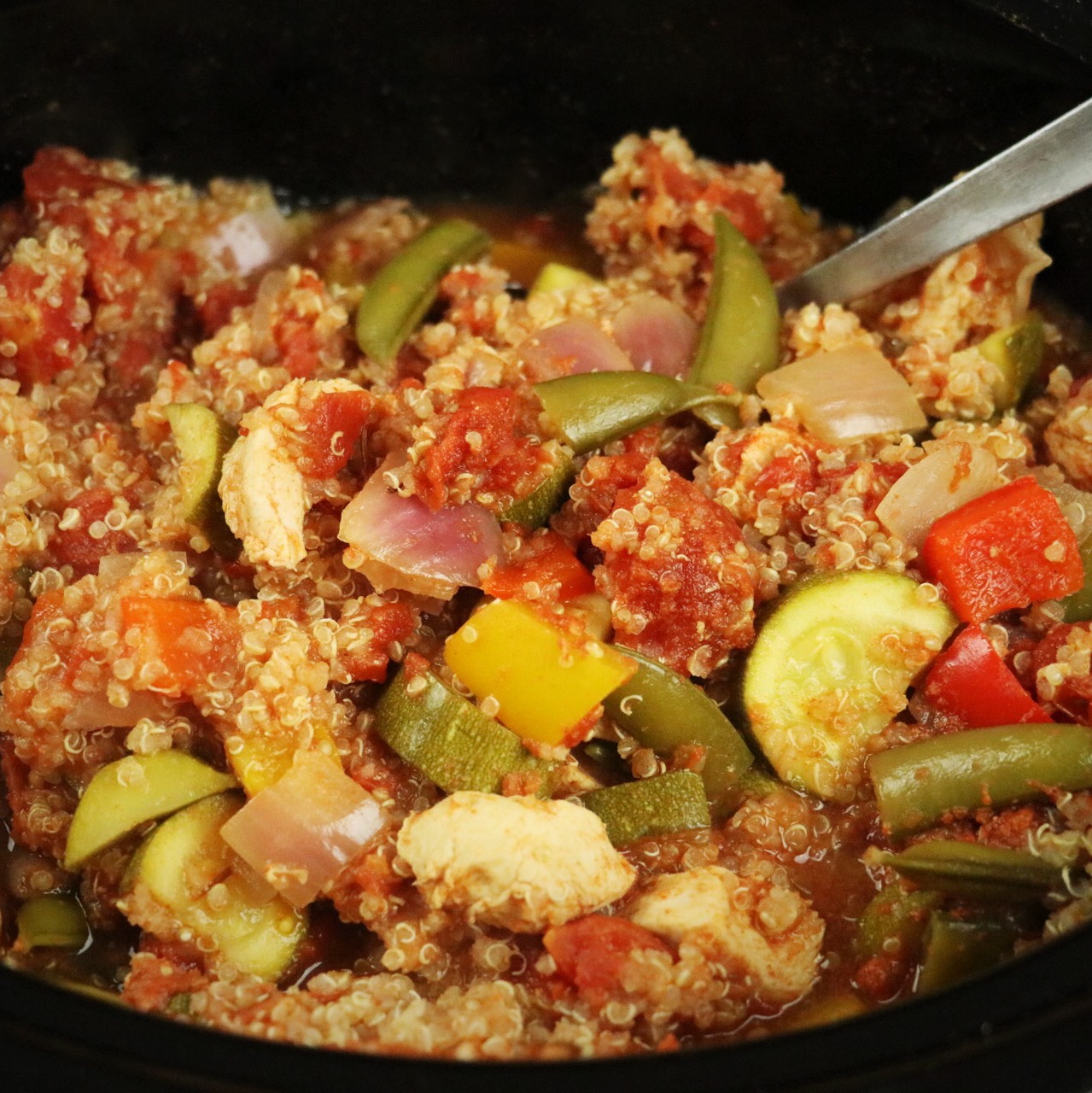 Crockpot Crazy Cajun Chicken Dinner