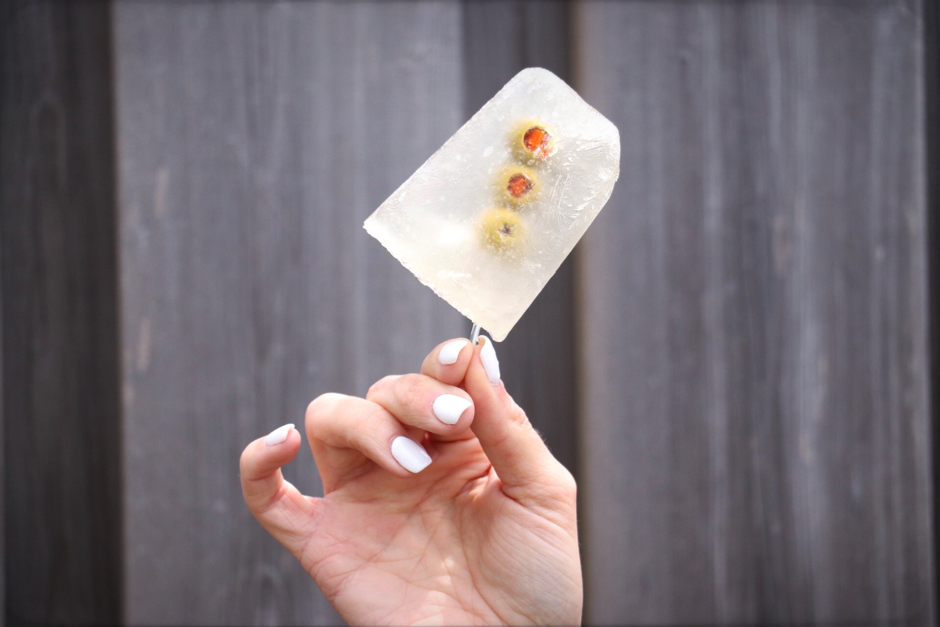 Dirty Martini Popsicles