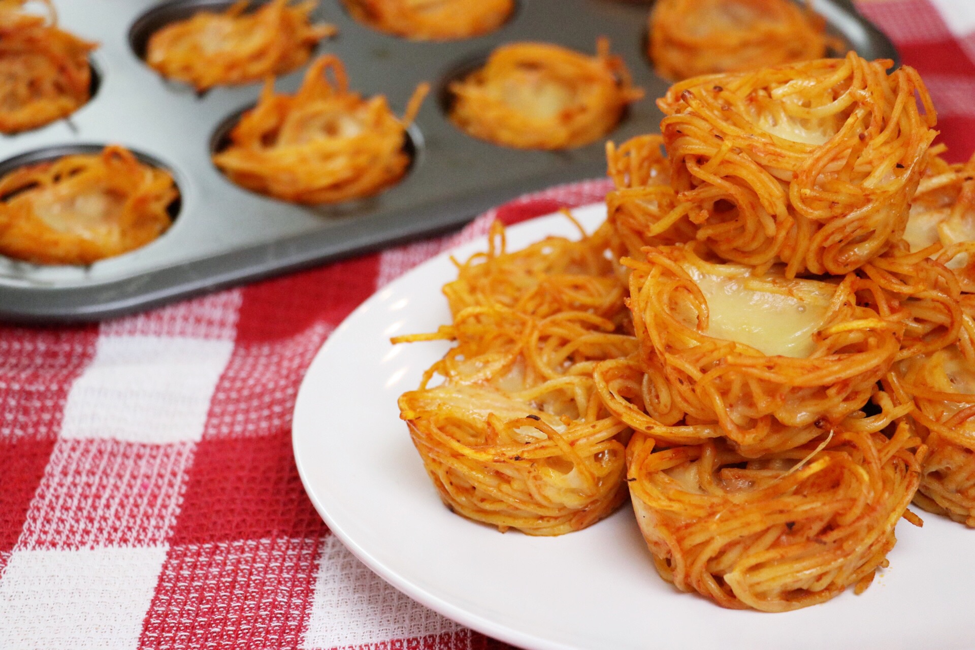 Leftover Spaghetti Nests Leftover Spaghetti Nests