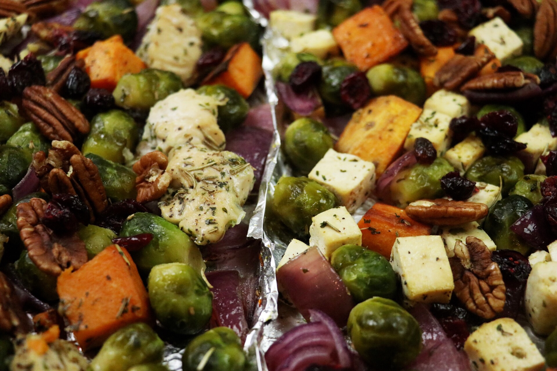 Fall Harvest Protein & Veggies Sheet Pan Dinner Fall Harvest Protein & Veggies Sheet Pan Dinner