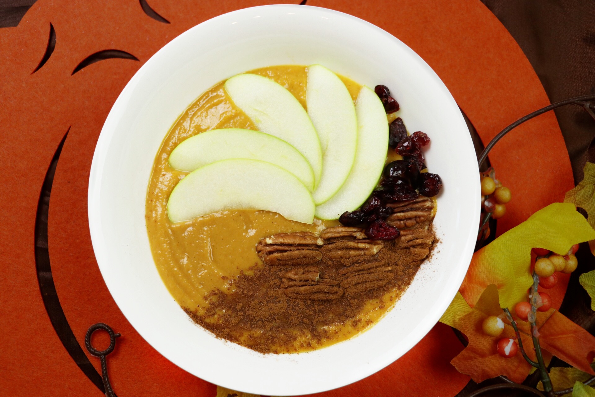 Fall Pumpkin Smoothie Bowl (With Benefits)