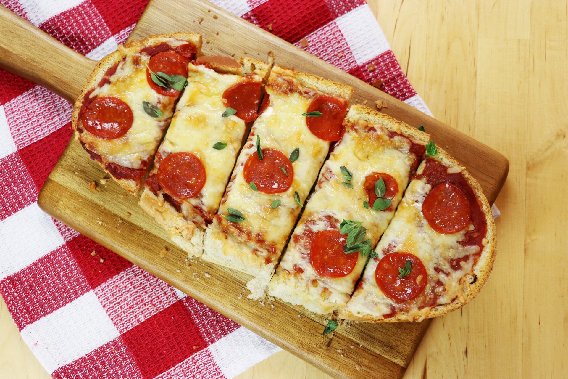 French Bread Pizza French Bread Pizza