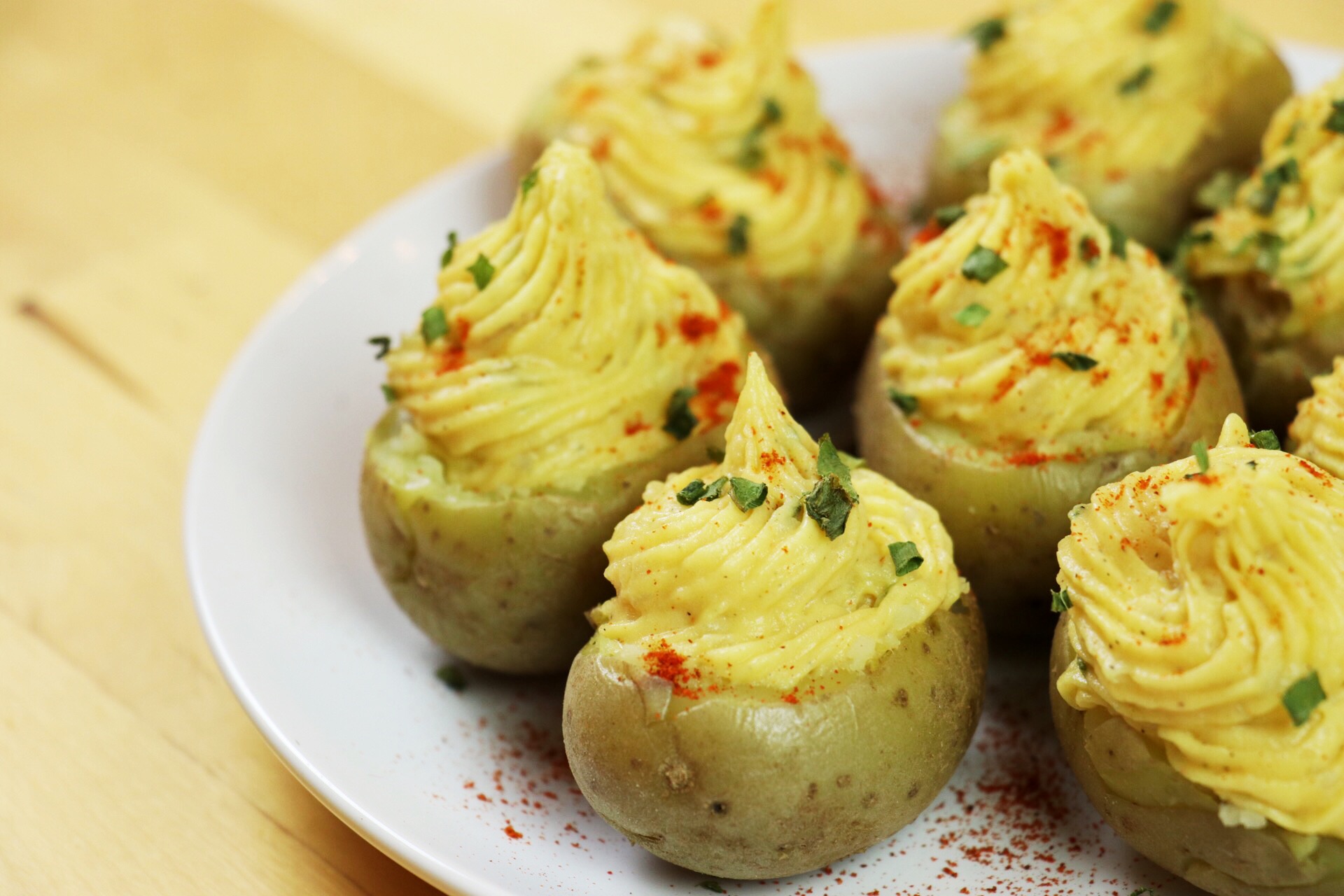 Vegan Deviled Potatoes Vegan Deviled Potatoes
