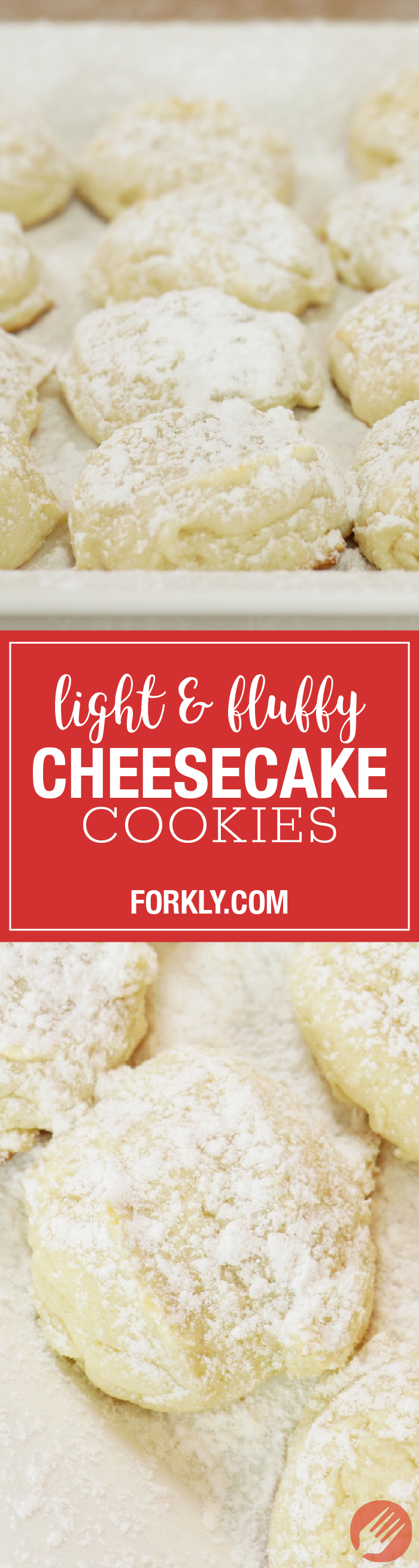 Light & Fluffy Cheesecake Cookies