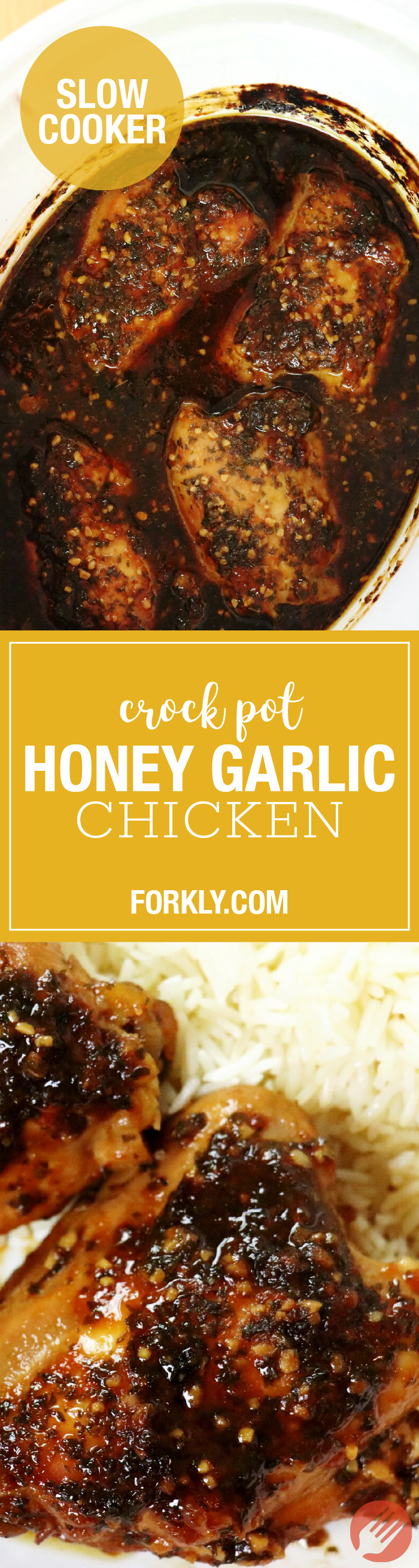 Crock Pot Honey Garlic Chicken