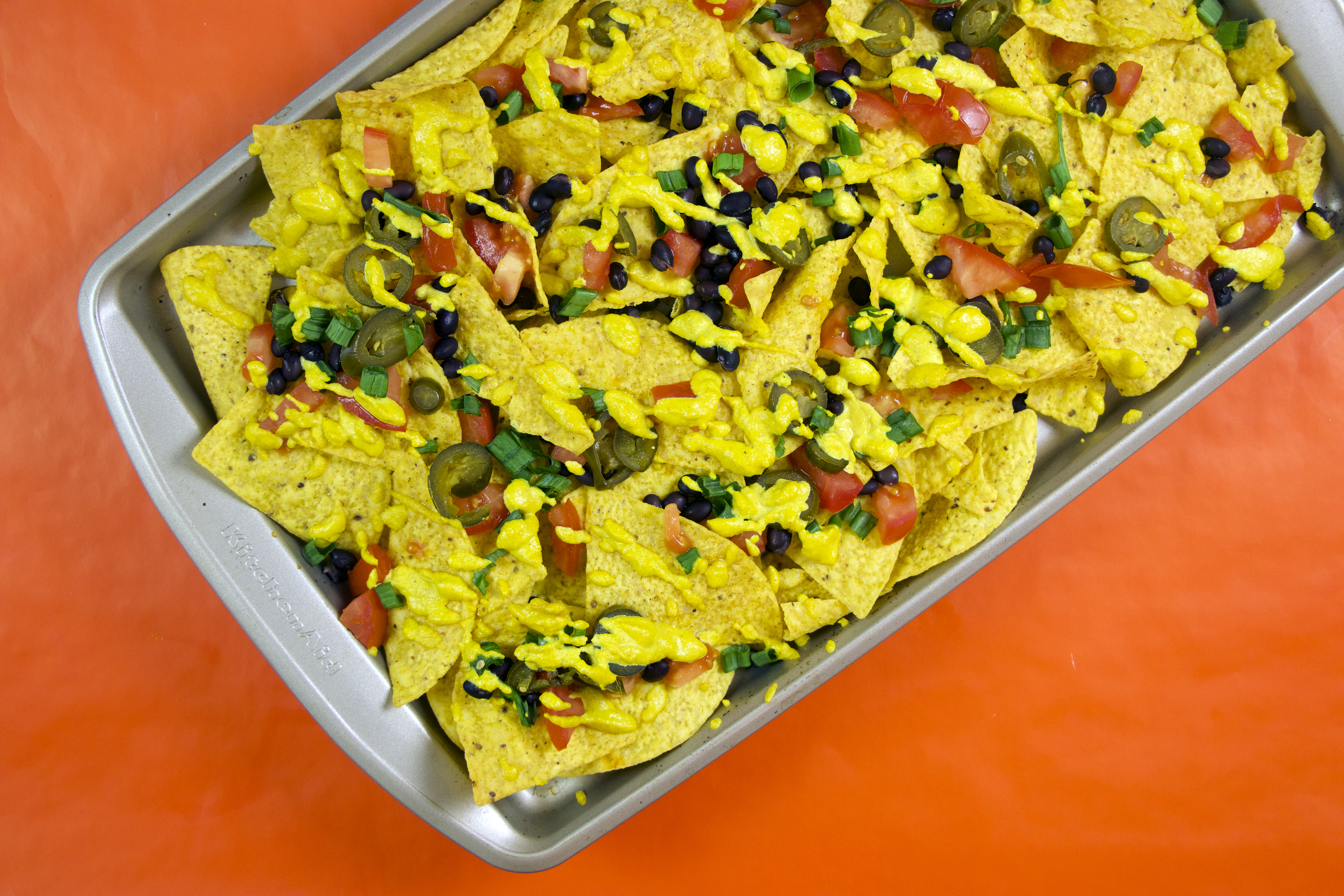 Vegan Cheesy Sheet Pan Nachos Vegan Cheesy Sheet Pan Nachos