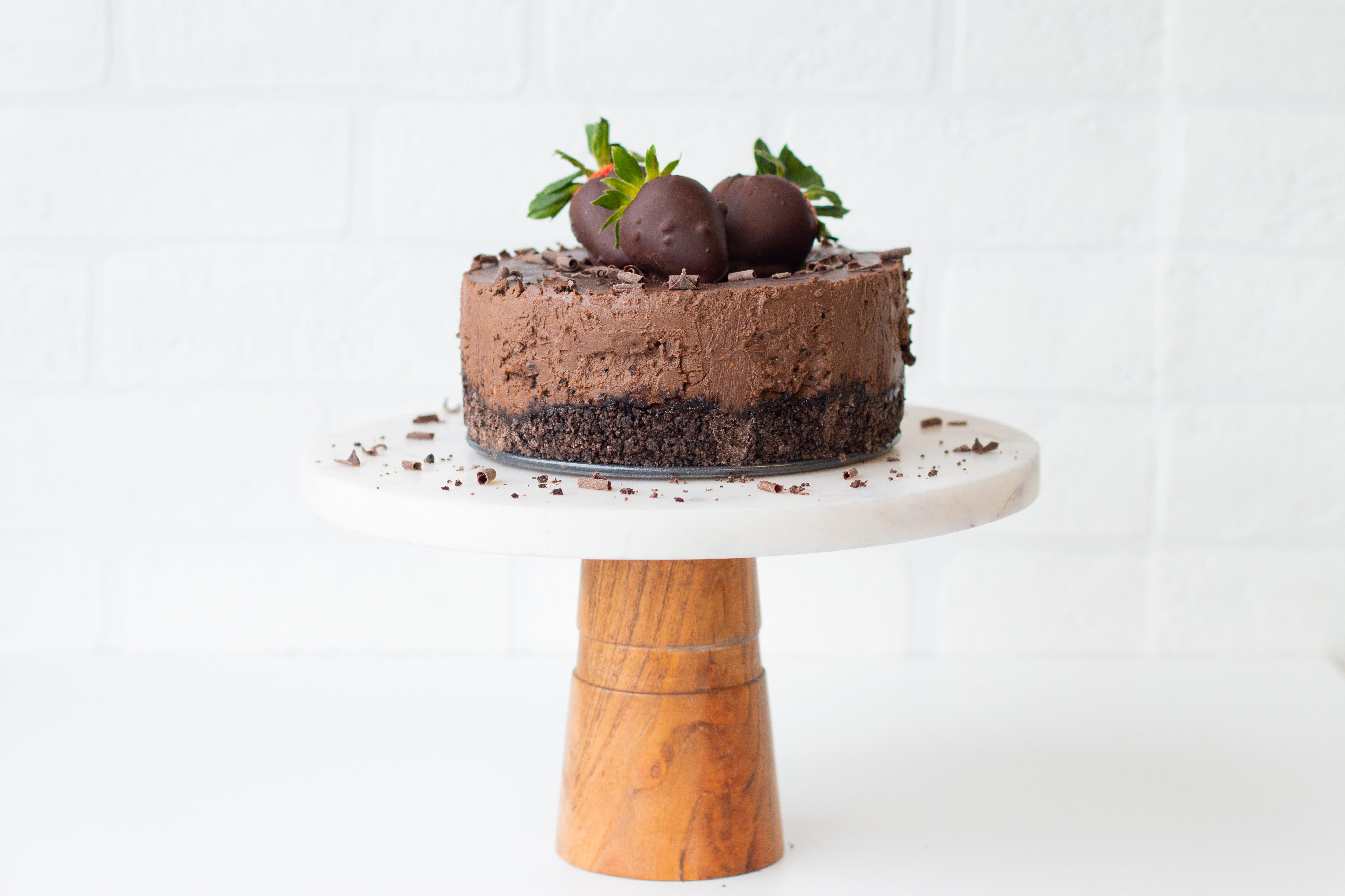 Instant Pot Oreo-Crust Chocolate Cheesecake