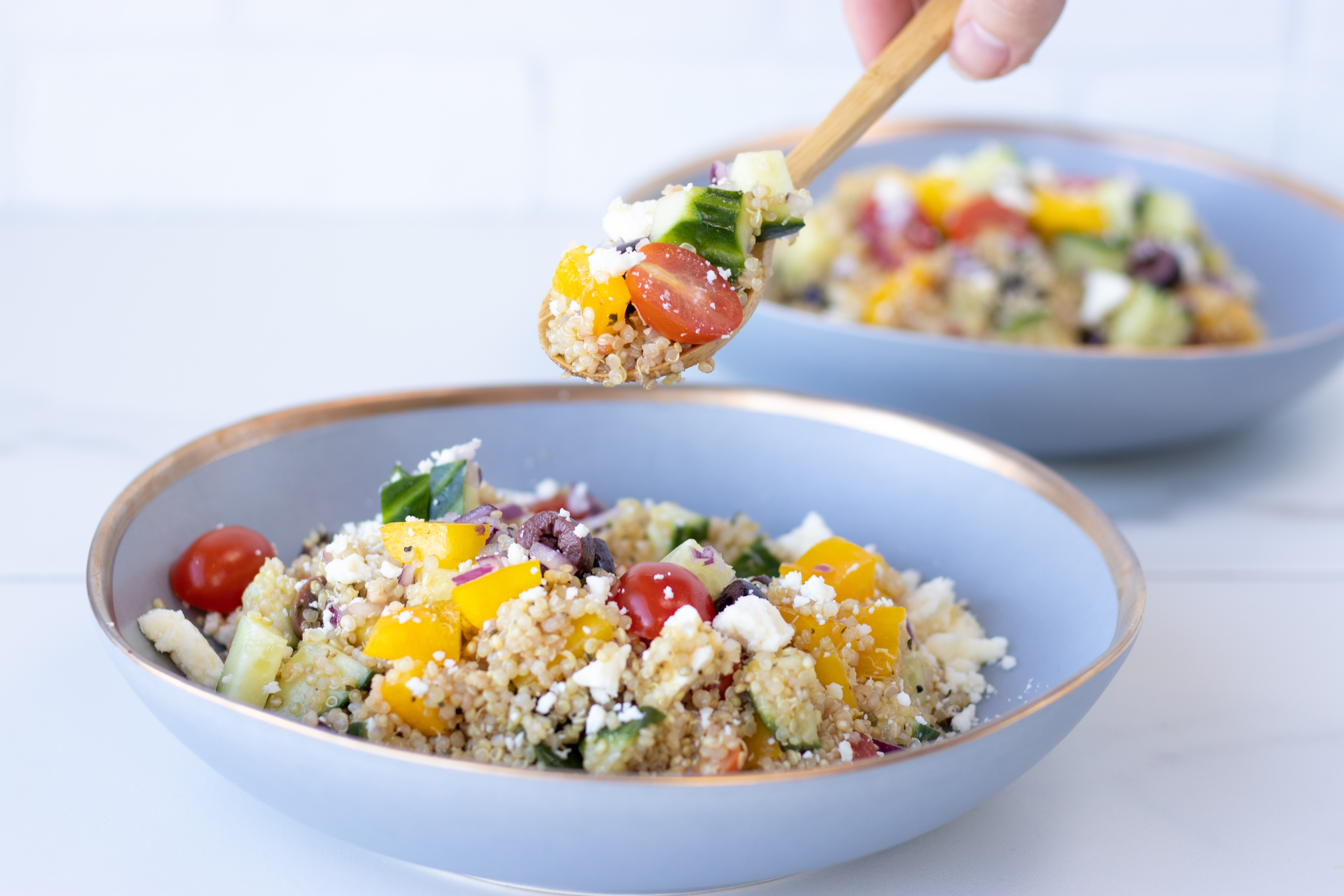 Quick & Easy Mediterranean Quinoa Salad Quick & Easy Mediterranean Quinoa Salad
