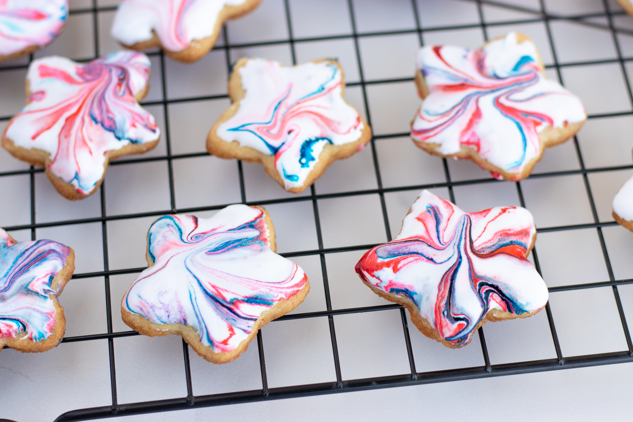 Easy Fourth of July Marbled Sugar Cookie Hack Easy Fourth of July Marbled Sugar Cookie Hack