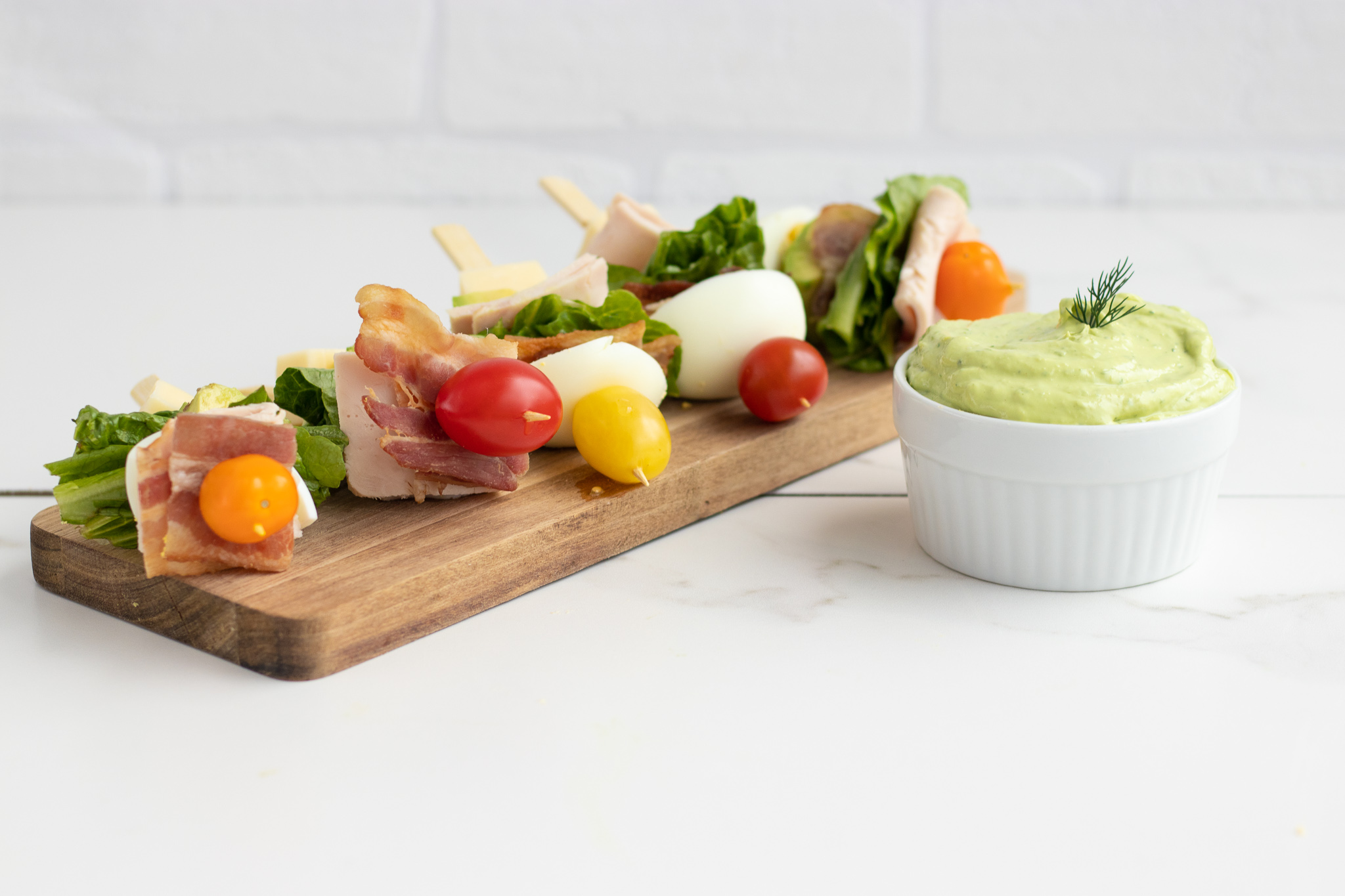 Drool-Worthy Keto Cobb Salad On A Stick Drool-Worthy Keto Cobb Salad On A Stick